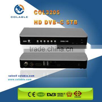 Cable tv system dvb-c hd catv set top box