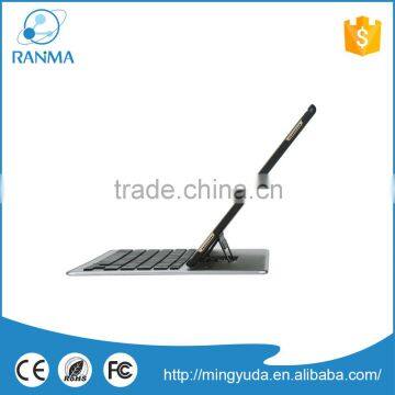 Super Slim Ultrathin Aluminium Bluetooth Keyboard Leather Case