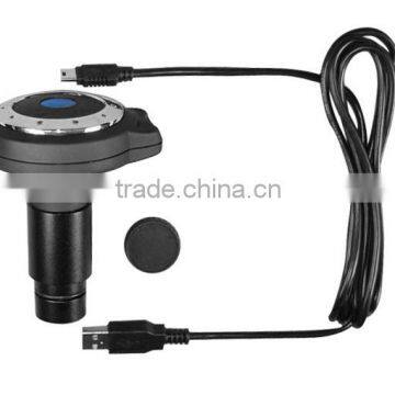 CE proved 1.3 MP digital microscope eyepiece built in relay lens easy operation