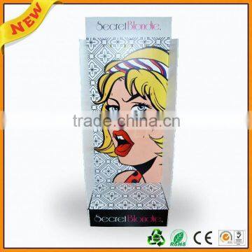 high quality hanging pop display ,pop shop retailing hanging cardboard carton displa