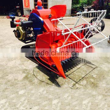 MINI TRIANGULAR CRAWLER-TYPE RICE AND WHEAT COMBINE HARVESTER