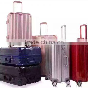 Hot sales fashion aluminum frame urban trolley luggage