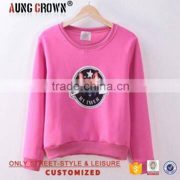 Custom Printed Women Hoodies Pullover Fashion Wholesale OEM Sports Wear photo-2
