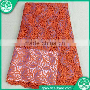 2016 Multi Color Chemical Fabric,african Gupuire Fabric,embroidery Chemical Cord Fabric