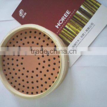 diameter 23.5 cm china bottom reusable and healthy bamboo food steamer