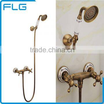 Wenzhou Gold Supplier Antique Handheld Shower Set Rain Shower