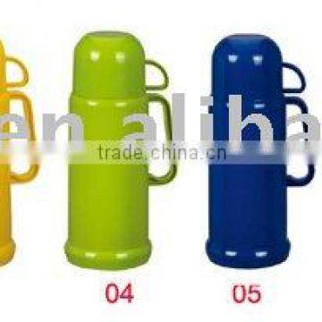 Glass plastic vacuum flask