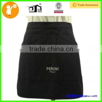 apron with pockets bar waiter uniform waist apron