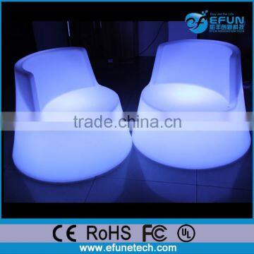 2016 new products battery rechargeable rgb color led furniture, led pub table chairs