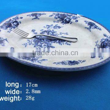 High Quality Stainless Steel Cutlery Dinner Meal Salad Fruit Cake Dessert Fork Tableware Set S65 photo-2