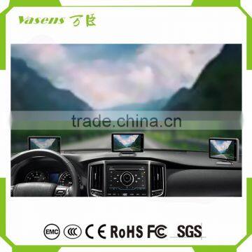 5.0" IPS Touch Android 4.4 FHD1080P Dash Camera Parking Car Dvrs Rearview Mirror Video Recorder Car DVR Dual Camera GPS photo-5