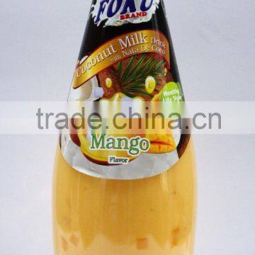 Coconut Milk Drink with Nata De Coco Mango