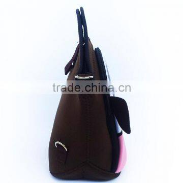 Animal Printed Neoprene Children Insulated Kids Lunch Bag With Shoulder Strap photo-5