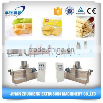 Automatic Chocolate Filling Extruded Corn Snacks Food Machine