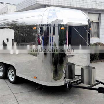 light Stainless Steel Mobile Food Truck and Street mobile kitchen