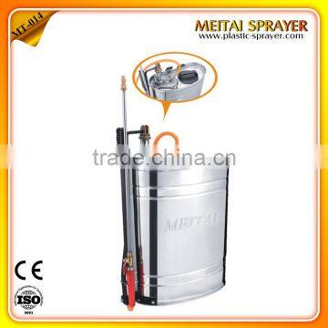 Knapsack Stainless steel sprayer with double tube
