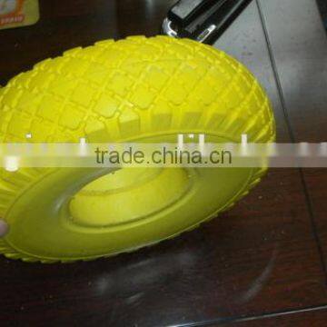 flat free pu foam tires 3.00-4