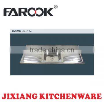 drop-in stainless steel modern kitchen sink
