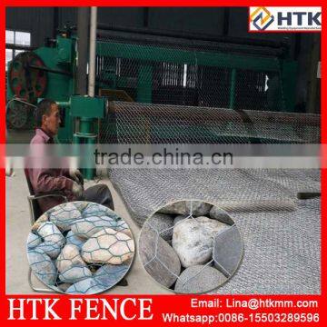 professional manufacturer hot sale/ pvc gabion mesh machine/heavy duty hexagonal wire netting weaving machine