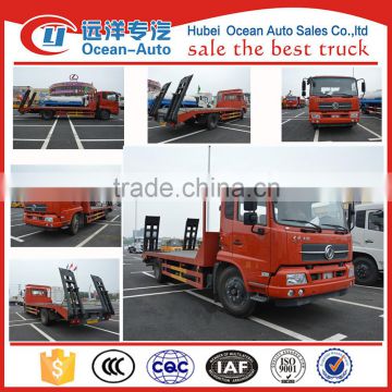 Dongfeng 10ton 4*2 low flatbed trucks with reasonable price