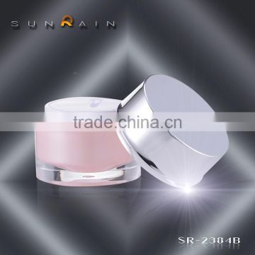 packaging plastic acrylic jar cosmetic cream jars