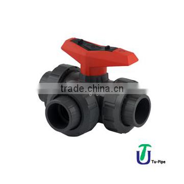 U-PVC 3 Way Ball Valves (T Port)