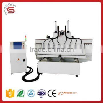 STR1325-4S/8S china wooworking 4 Axis CNC Router