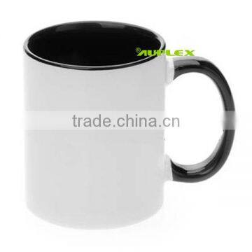 Best Quality Golden 11oz Rim and Handle Colorful Ceramic Coated Mug photo-6