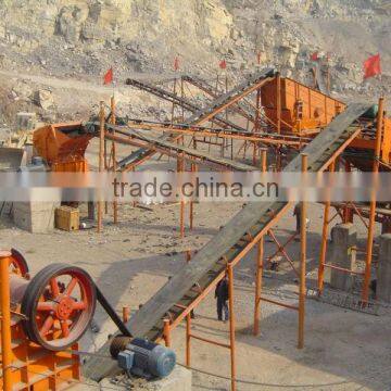 China large capacity energy saving stone crushing and screening plants