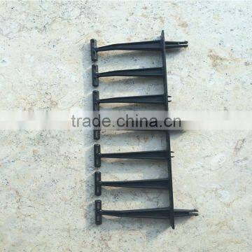 ABS Plastic Vertical Cable Manager Ring With Clip Easy Installation photo-5