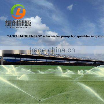 380V three phase Diesel Fuel replacement solar power water pump for agriculture irrigation