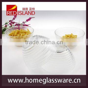 Glass Factory Supply Hot Sale Crystal ROUND Salad BOWL & DISHES Circle Design photo-3
