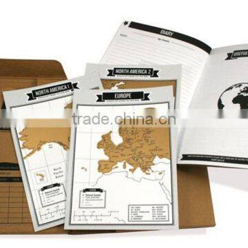 CT-595 The New Travel Journal Map Including Eight Tourism Map Paper TRAVELOGUE Tour Player Map photo-3