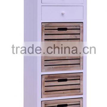 New Design White Drawer Cabinet Narrow Storage Drawer Chest photo-3