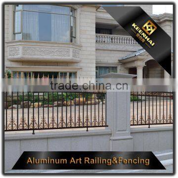 Outdoor Powder Coated Decorative Cast Aluminum Garden Fence