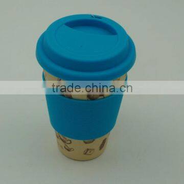 100% Natural Bamboo Cup,Bamboo Fiber To-go Coffee Cup With FDA and LFGB Certificate photo-4