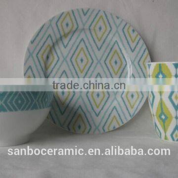 Full Color Printing Children Dinner Set of Kids, Cartoon Desiney Design in Porcelain Dinerware Sets photo-2