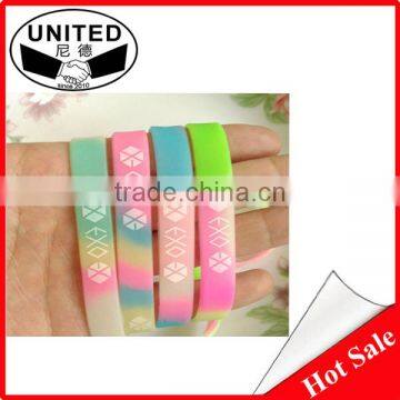 Luminous Colorful Rubber Bands Silicone Bracelet