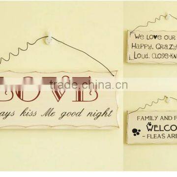 Creative Home Decoration Wood Door Name Plate photo-3