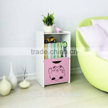 Hot selling wood doors designs modern cute bedside cabinet