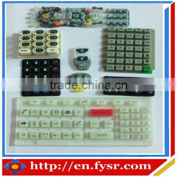 custom made conductive silicone rubber keypad