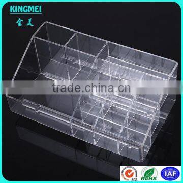 Manufacture Experience Customize Acrylic Cosmetic Box Cosmetic Display Clear Acrylic Lipstick Holder photo-5