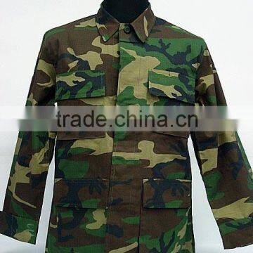 SWAT Airsoft Camo Woodland BDU Uniform Shirt Pants photo-2