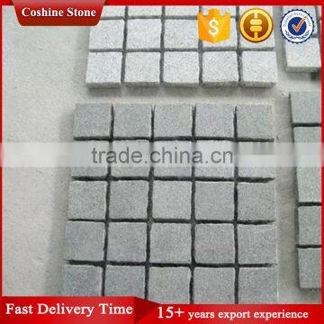 Flamed Black China Granite Walkway Pavers With Net Paste photo-3
