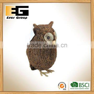 Natural Rattan Woven Bird Shape for Garden Decoration photo-3