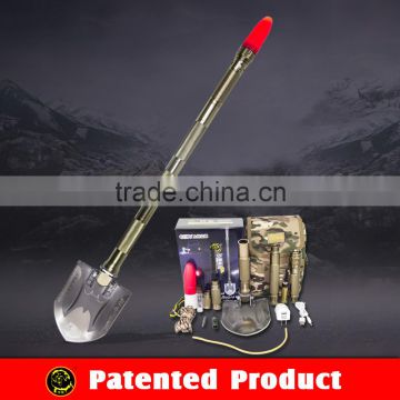 Camping Shovel Patented Folding Shovel Kits Tactical Knife Included