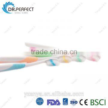 Long Rubber Handle Teeth Whitening Soft Nylon Bristle Adult Toothbrush photo-4