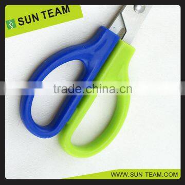 SC032 4-1/4" Professional Stainless Steel Two Color PP Handle Office Scissor photo-4