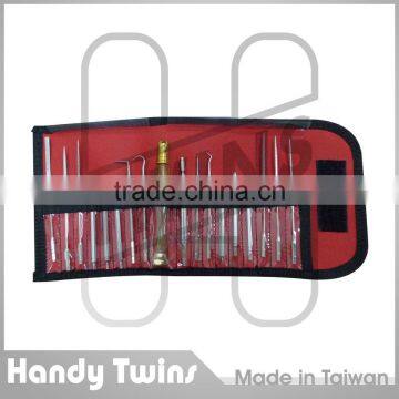 18 Pcs Quick Change Wood Handle Combination Set photo-2