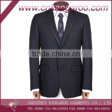 Two button single breast mens wedding tuxedo new design wedding ceremony best man blazer